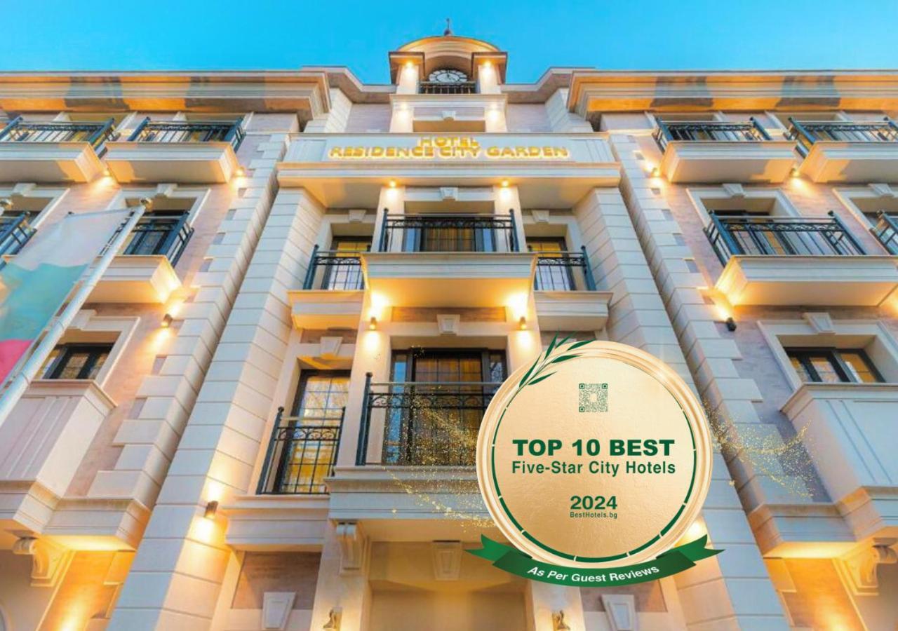 Residence City Garden - Certificate Of Excellence Top 10 Best Five-Stars City Hotels For 2024 Awarded By Htif Plovdiv Buitenkant foto